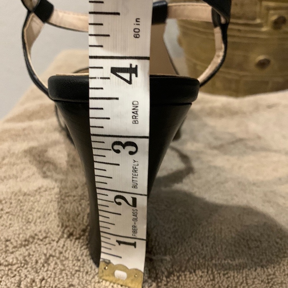 Cole Haan Black Leather Sandals - Size 9 - Picture 7 of 13